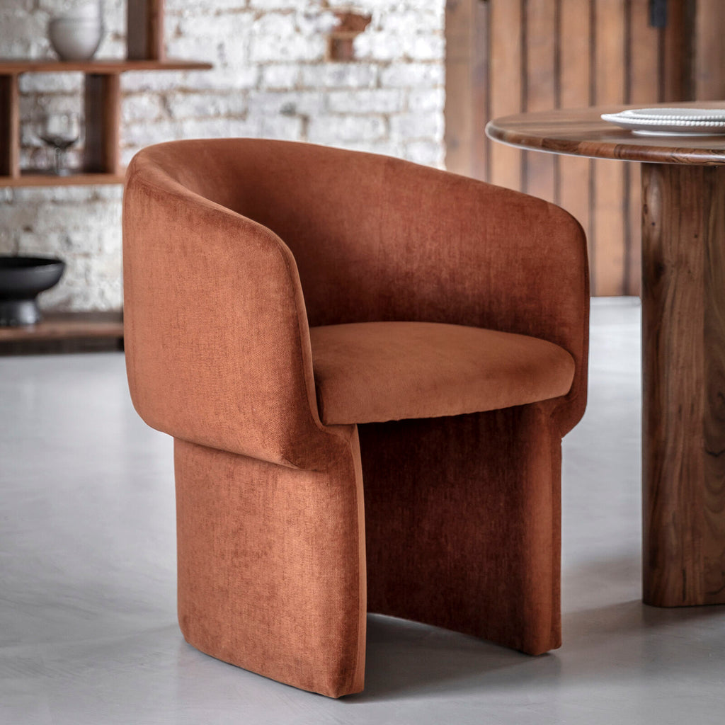 Holm Dining Chair Rust