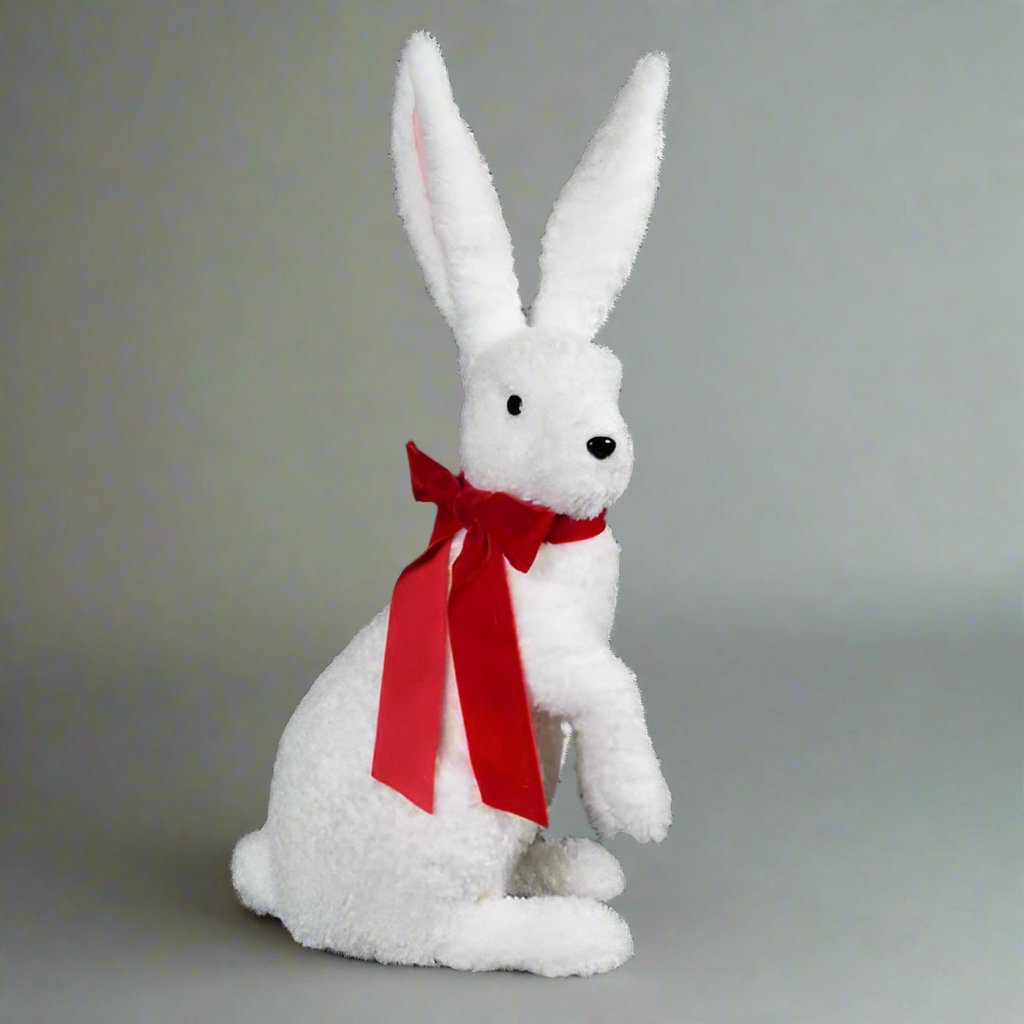 Snowy White Rabbit Animal - WowCornwall