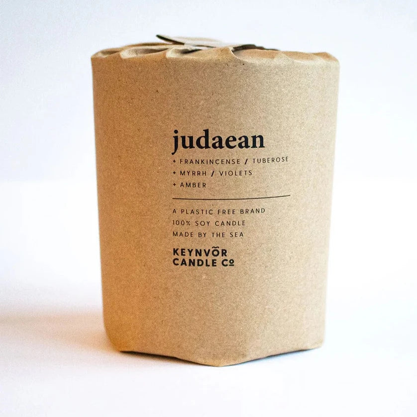 Judaean, rich + complex premium soy candle - WowCornwall