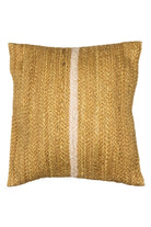 Butter Cream Stripe Jute Cushion - WowCornwall