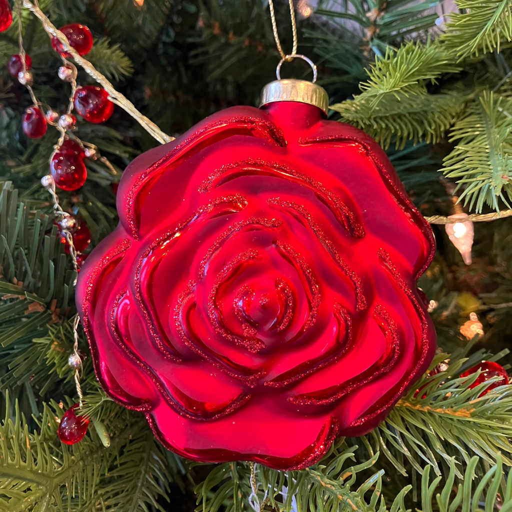 Red Painting the Roses Decoration - WowCornwall