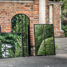 Knowlton Outdoor Mirror Black 1000x700mm - WowCornwall