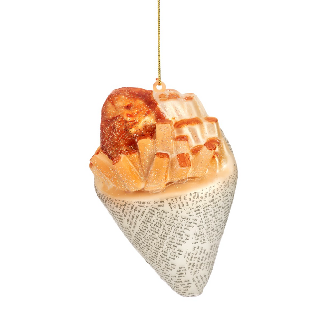 Fish and Chips Christmas Decoration