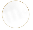 Holworth Round Mirror in two colours and two sizes - WowCornwall