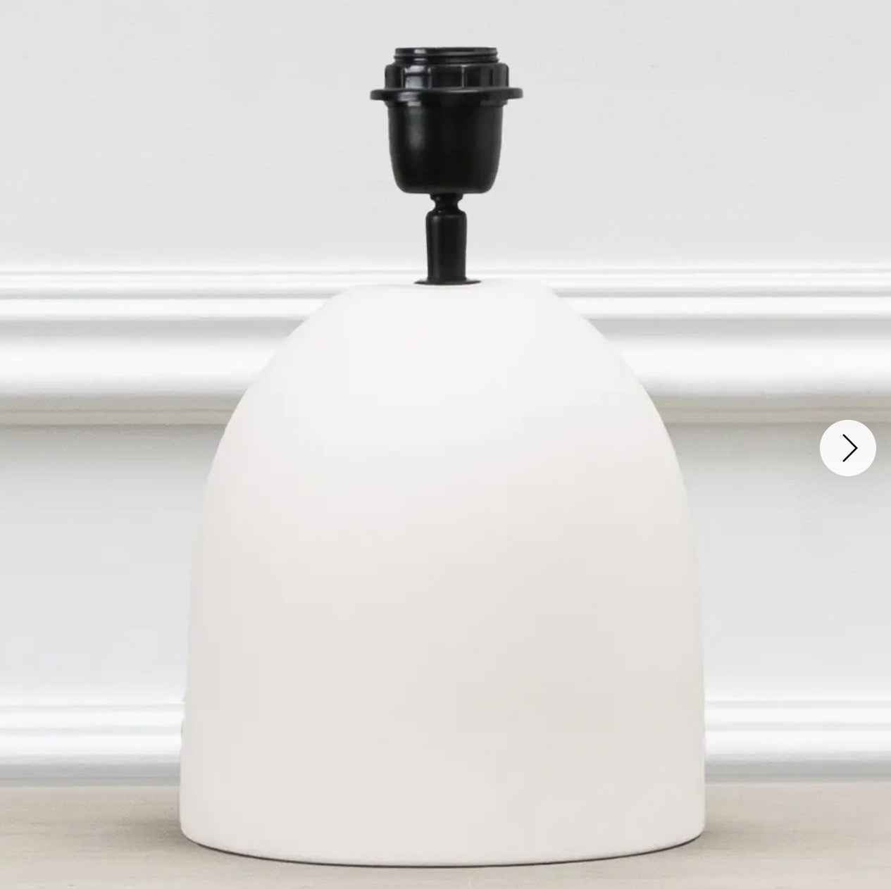 Larissa Lamp Base Ecru