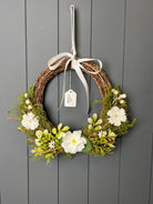 Leaf And Flower Wreath (small 25cm) - WowCornwall