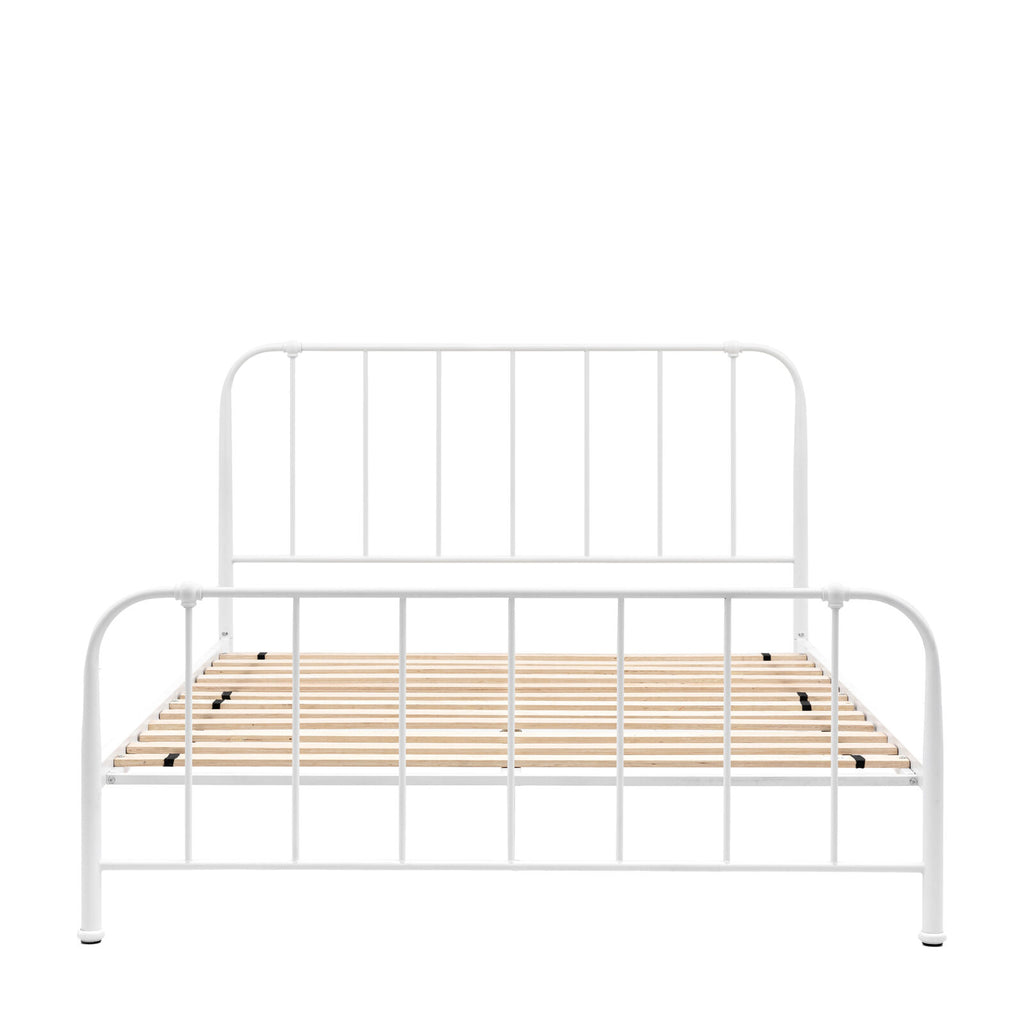 Loughton 4'6 Bedstead Ivory