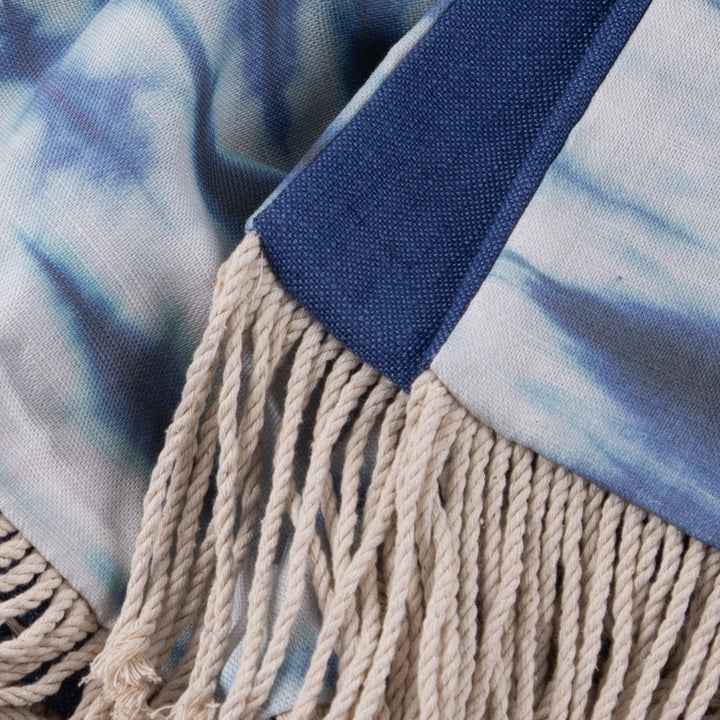 Marlo Woven Throw – Cobalt