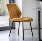 Manford Dining Chair Saffron (2pk) - WowCornwall