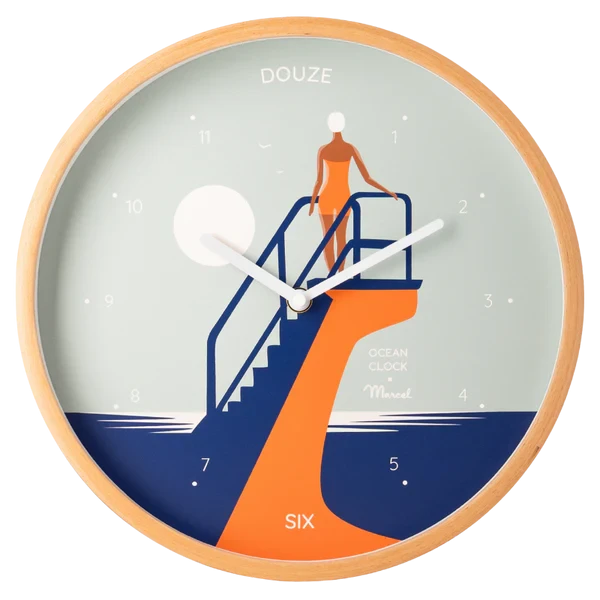 Clock Iuliastration | Limited edition | Wow Cornwall Homeware – WowCornwall