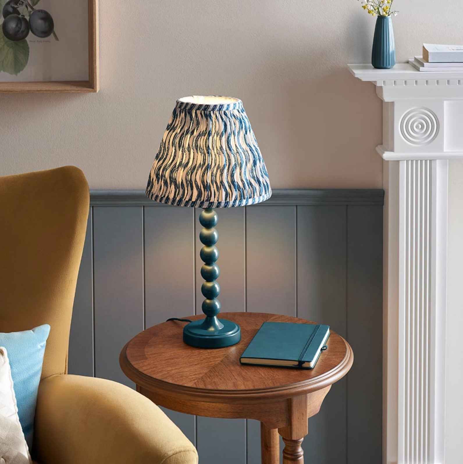 Bobbin Table Lamp - Ocean Blue