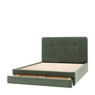 Marlowe 2 Drawer Bedstead 4'6" Green