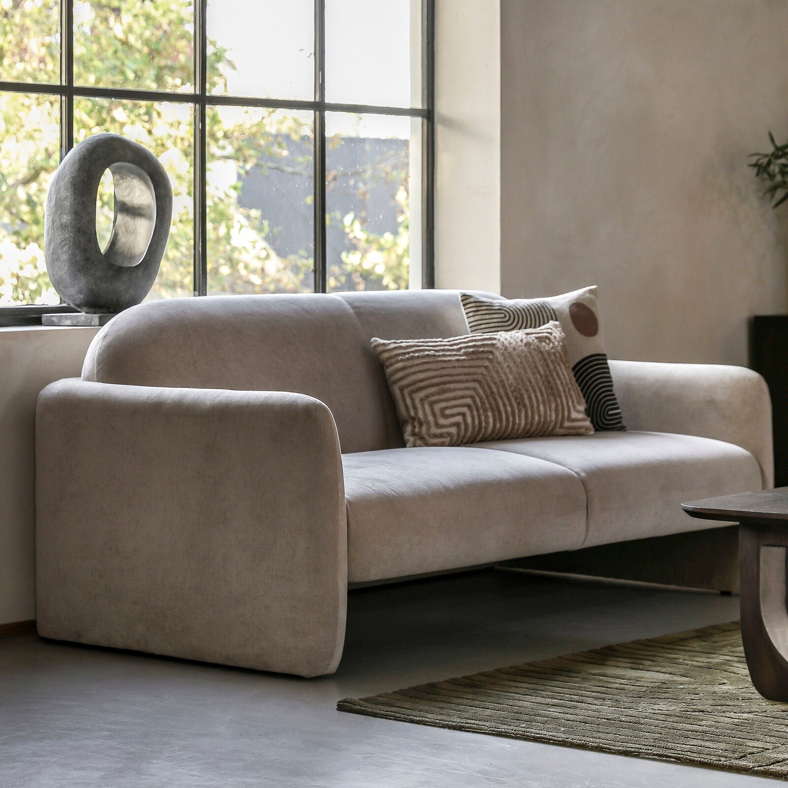 Massa 3 Seater Sofa Cream