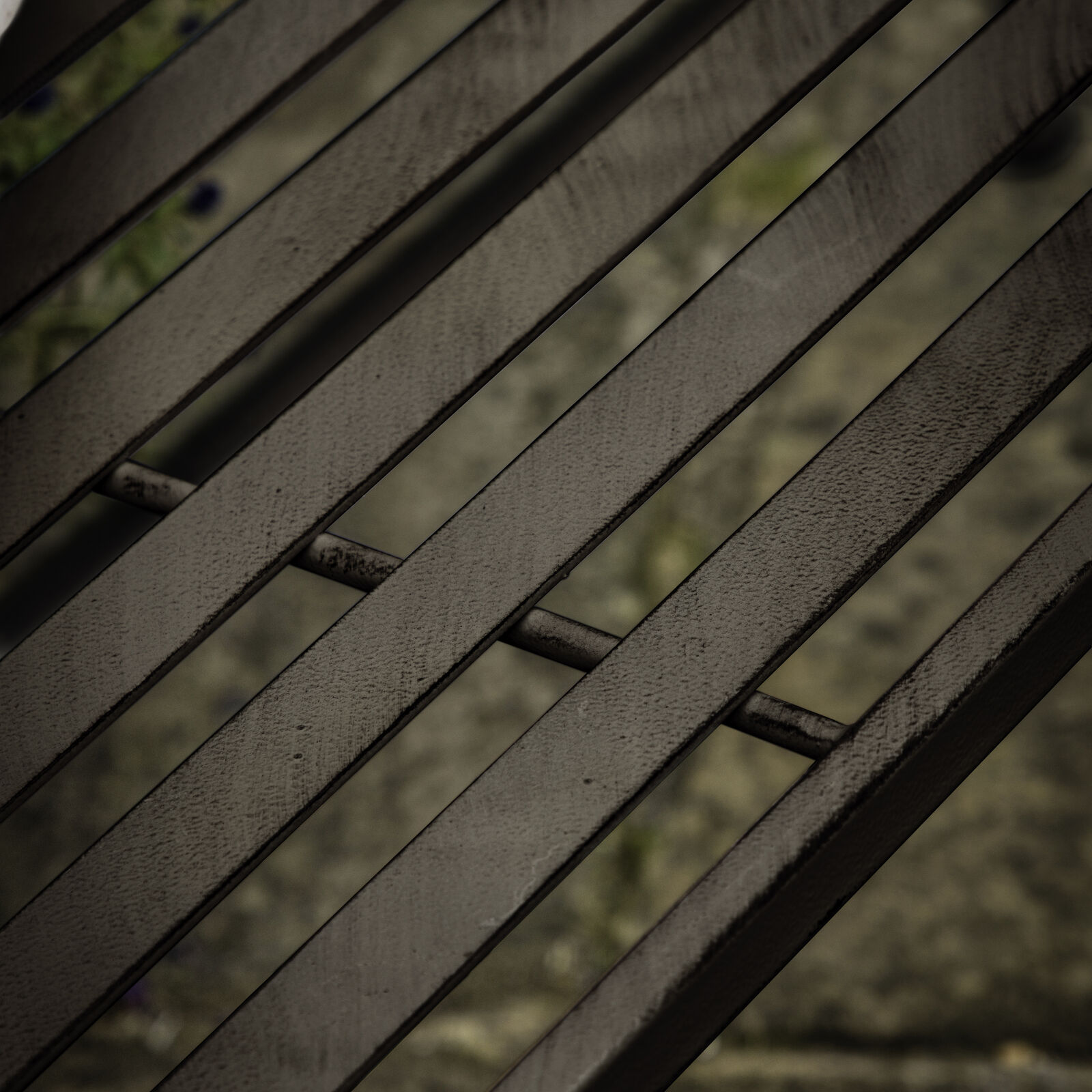 Matera Outdoor Bench Noir   In Stock - WowCornwall