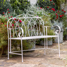 Matera Outdoor Bench Vanilla   In Stock - WowCornwall