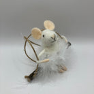 Matilda mouse on swing Christmas Decoration - WowCornwall