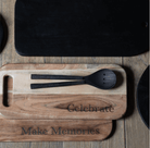 Mette Salad Servers (Set of 2) Black - WowCornwall