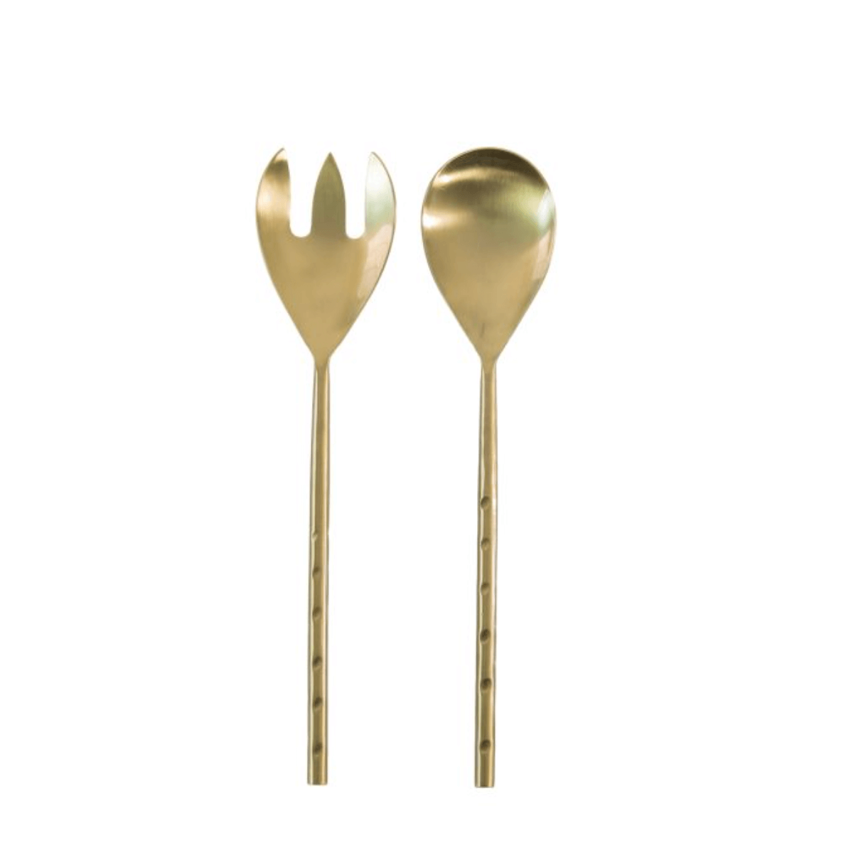 Mette Salad Servers (Set of 2) Matt Gold - WowCornwall