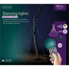 Micro dancing remote controlled outdoor lights, 136 lights - multi and white - WowCornwall