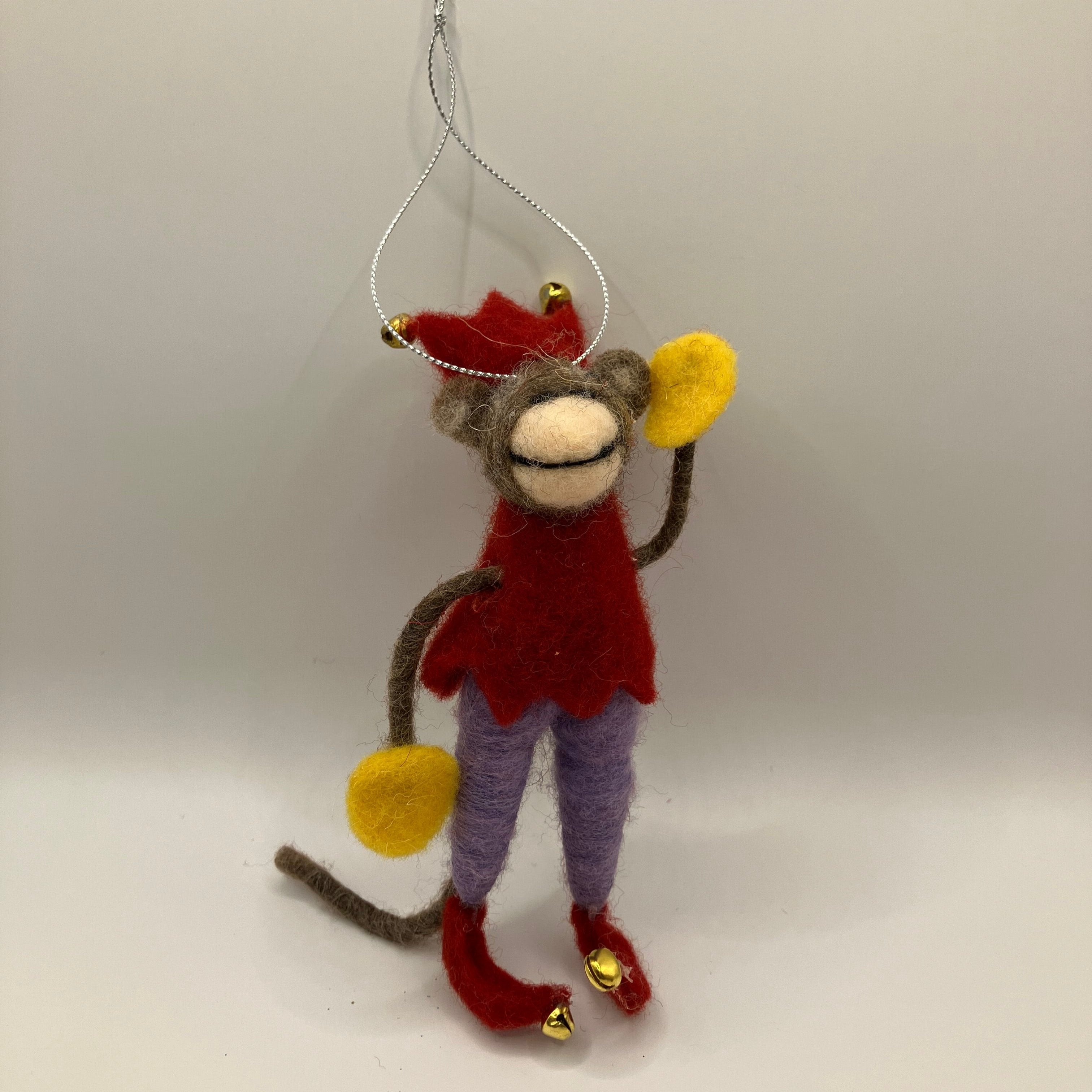 Miguel circus monkey Christmas Decoration - WowCornwall