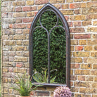 Monica Outdoor Mirror Noir 610x40x1120mm - WowCornwall