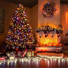 LED vintage lights gb twinkle effect indoor, 360 lights with 8 functions - multi - WowCornwall