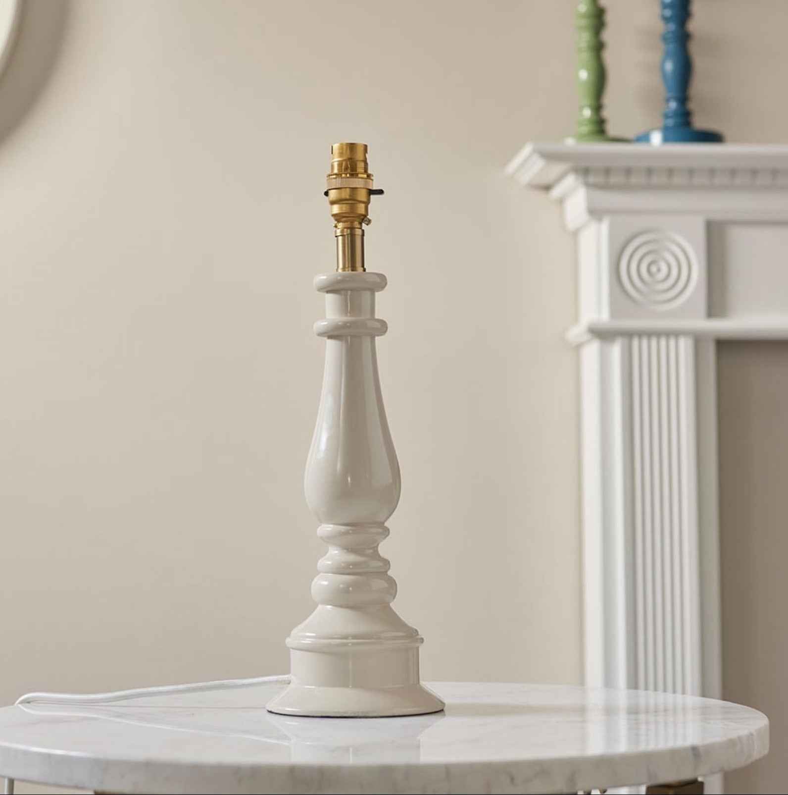 Mabel Table Lamp - Almond