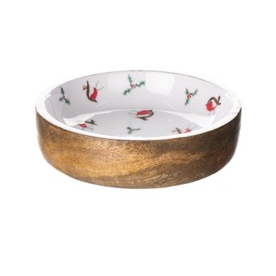 Tiny Robins Nibbles Bowl 15cm by Shoeless Joe - WowCornwall