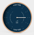 Navy Blue Wood Tide Clock - WowCornwall