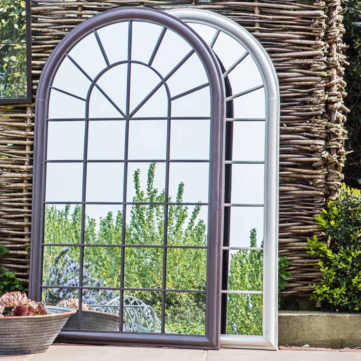 Orlanda Outdoor Mirror Gatehouse 750x40x1310mm - WowCornwall