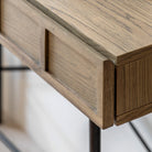 Panelled 2 Drawer Console