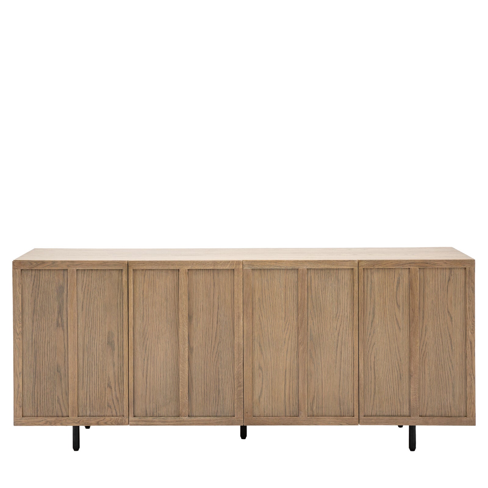 Panelled 4 Door Sideboard