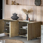 Panelled 4 Door Sideboard