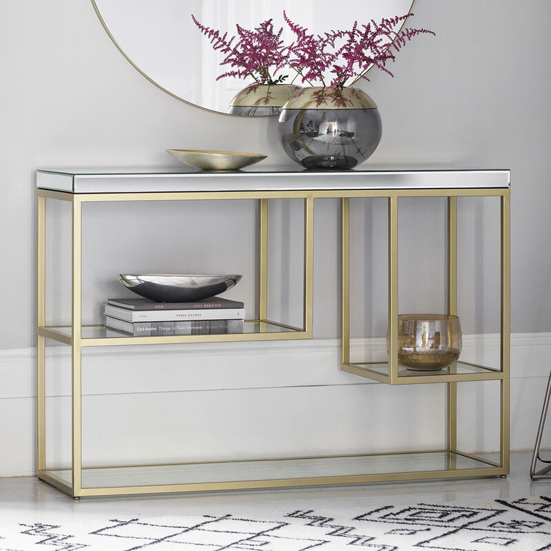 Pippard Console Table Champagne