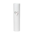 Porcelain Love Vase Silver Heart - WowCornwall