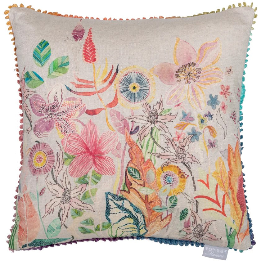 Linen Primrose Cushion Cover - WowCornwall