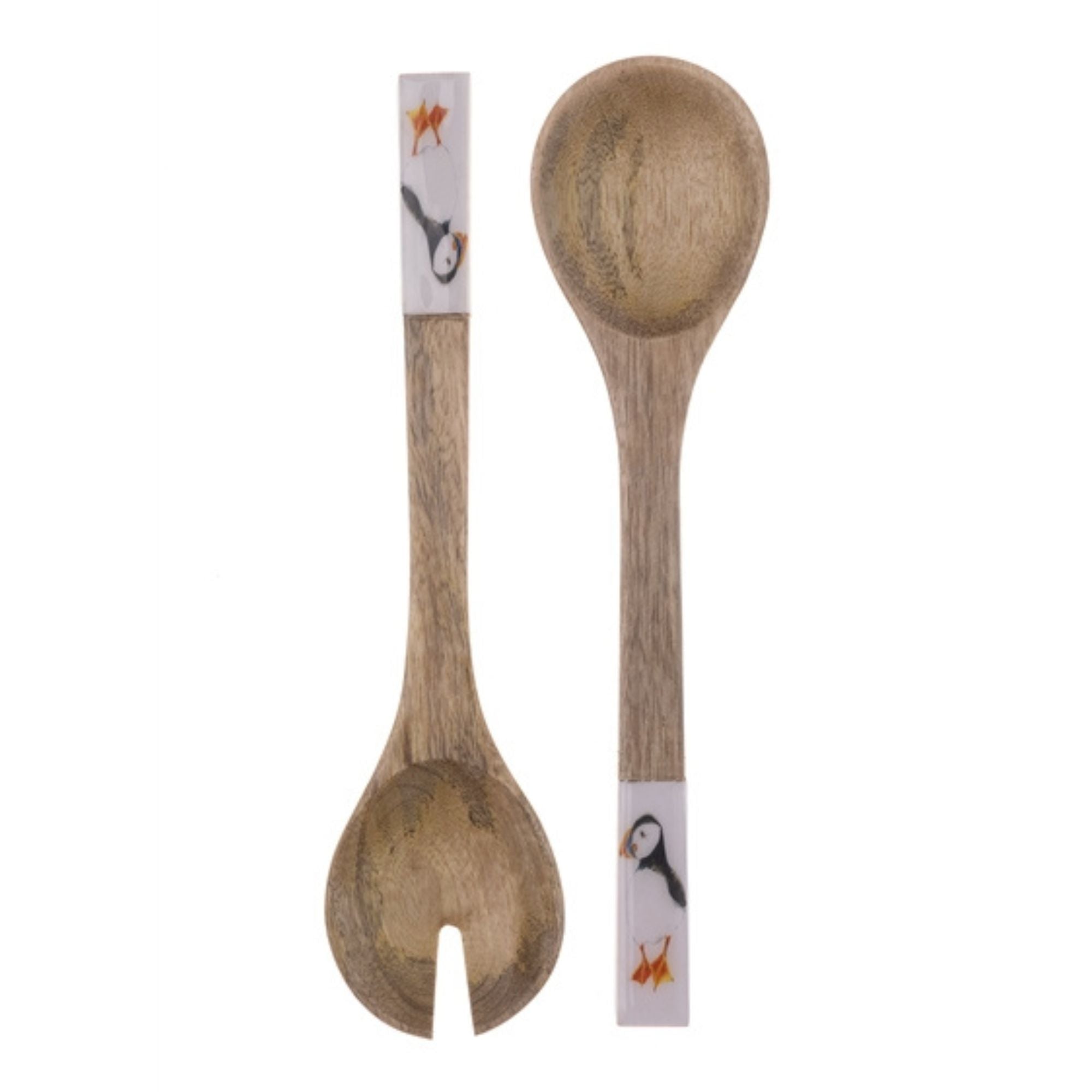 Puffin Salad Servers - WowCornwall