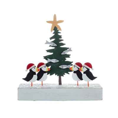 Puffins Dressing the Tree