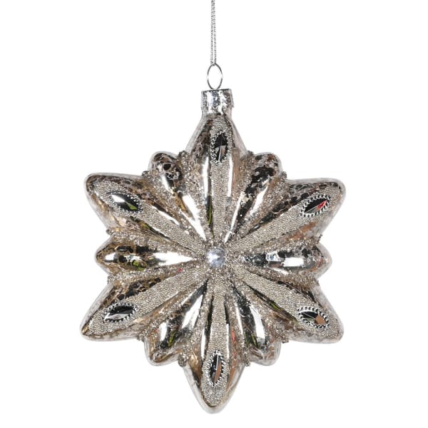 Glass star Christmas Decoration - WowCornwall