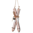 Medium pair hanging skis Christmas Decoration - WowCornwall