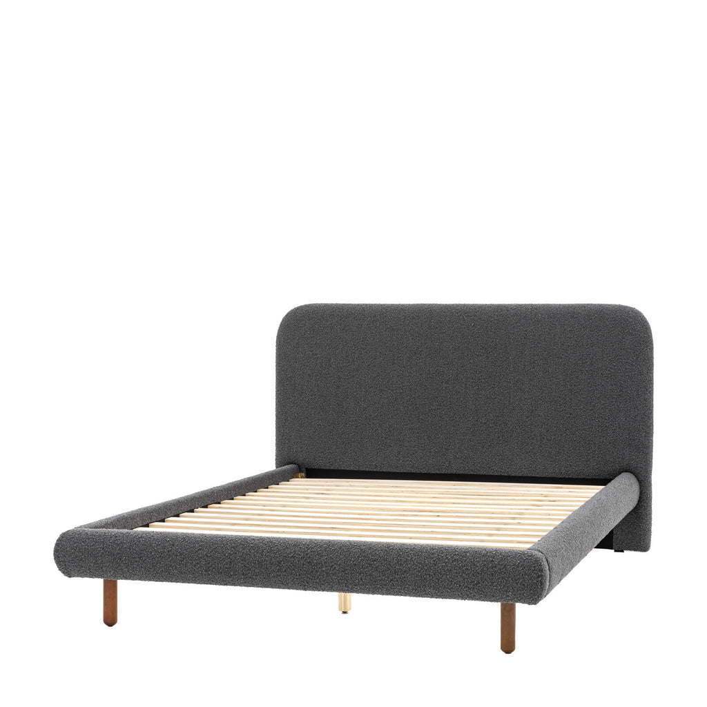 Rabley 4'6 Bedstead Charcoal