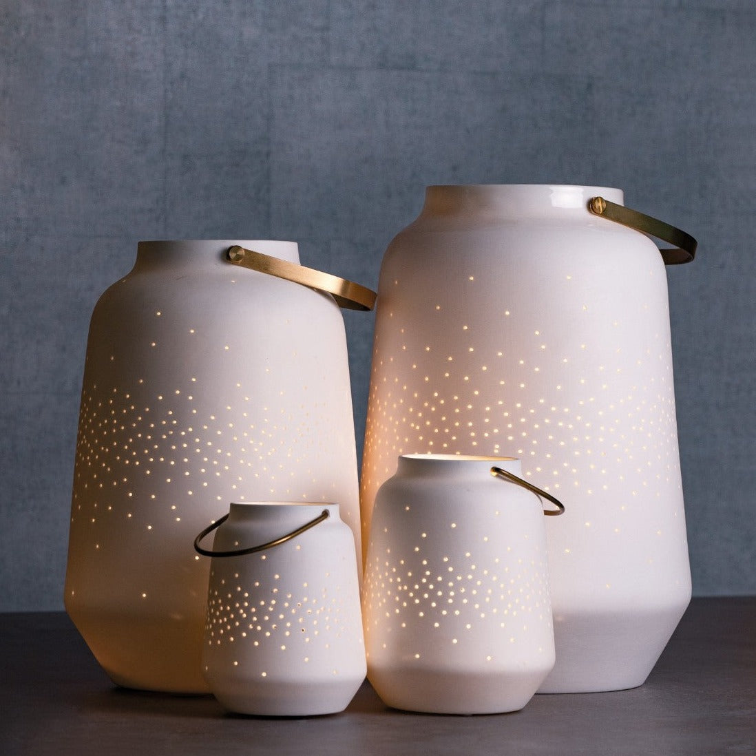 Porcelain Lantern Small - WowCornwall