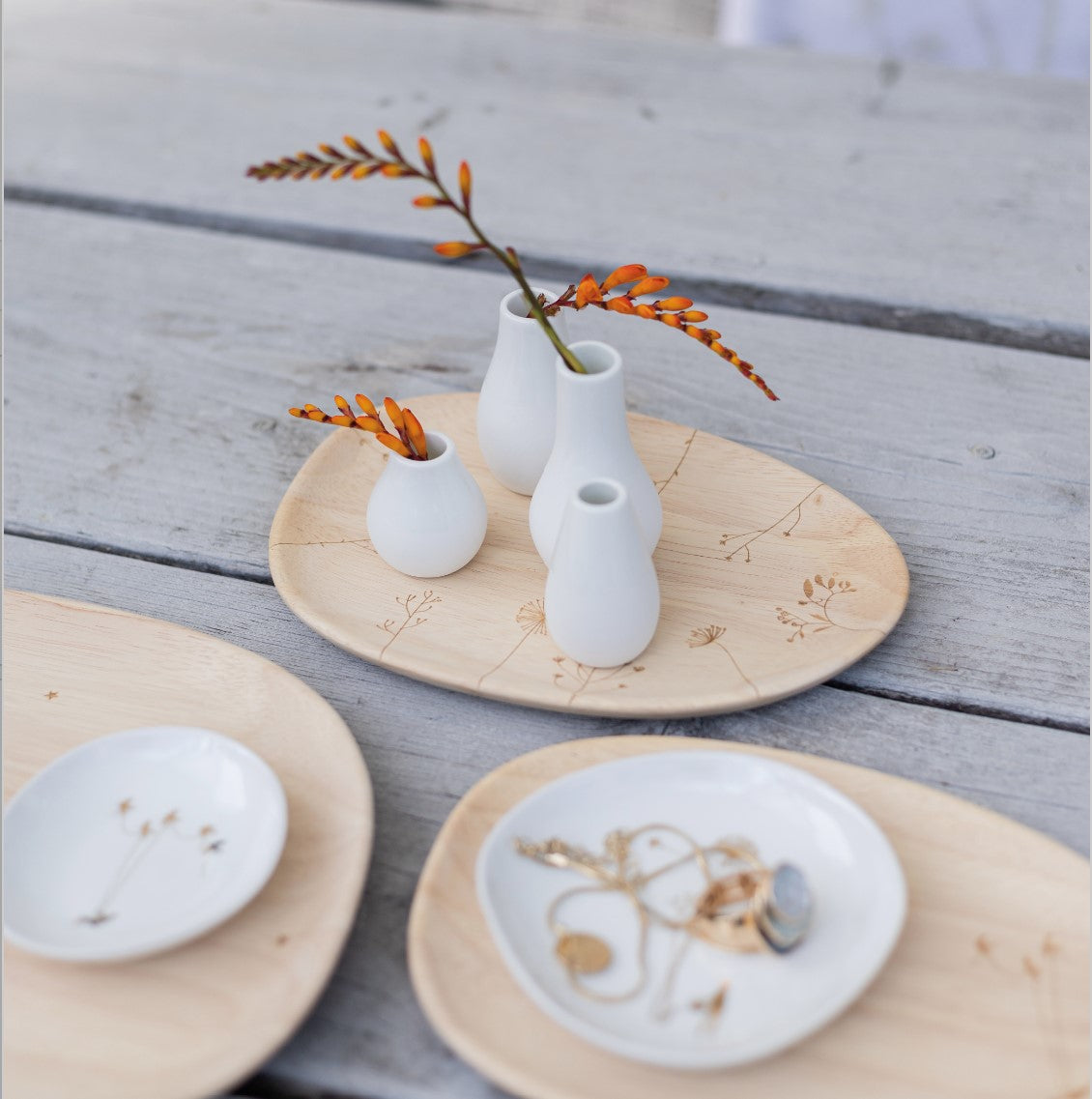 Small Wooden Voyage Tray - WowCornwall