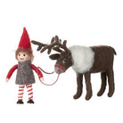 Reindeer and Handler Christmas Decoration - WowCornwall