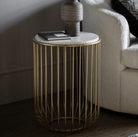 Riley Side Table Gold - WowCornwall