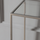 Rothbury Console Table Silver 1100x350x760mm - WowCornwall