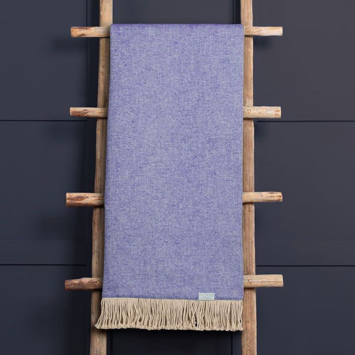 Selkirk Woven Throw – Violet