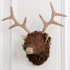 Wall Mounted Stage Head Wooden Sculpture - WowCornwall