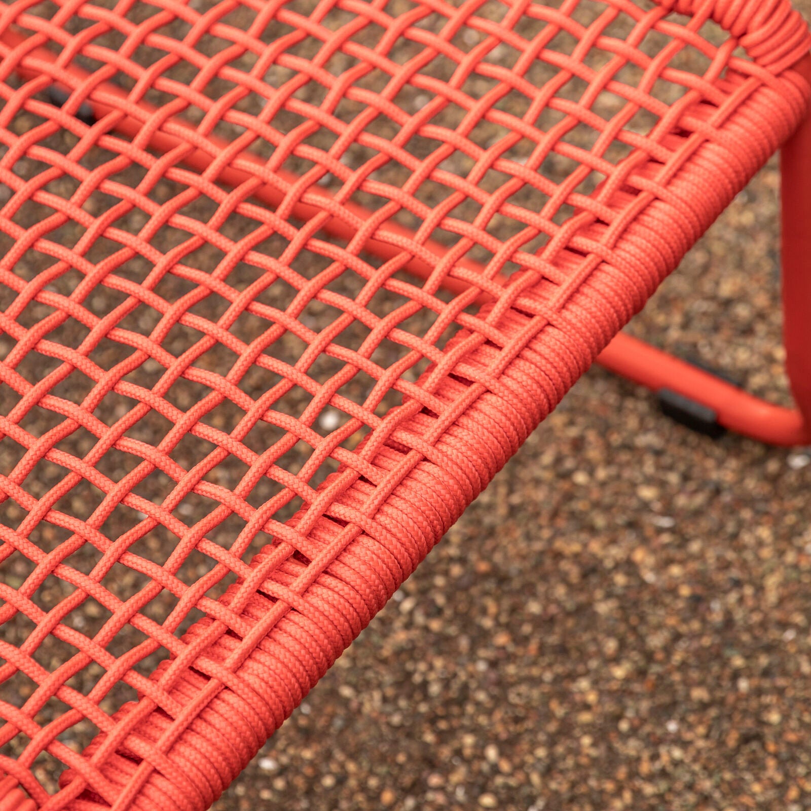 Sassano Lounge Chair with Footstool Orange  Sold Out - WowCornwall