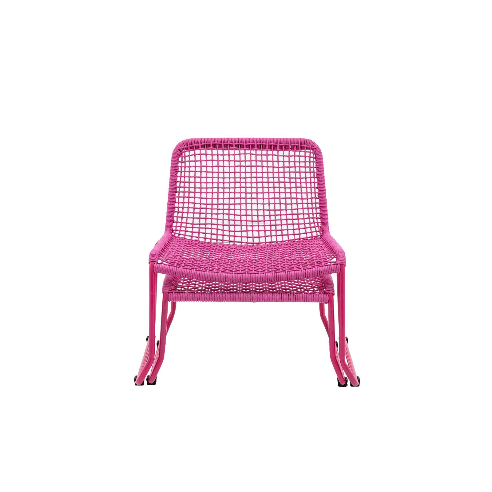 Sassano Lounge Chair with Footstool Pink  Sold Out - WowCornwall